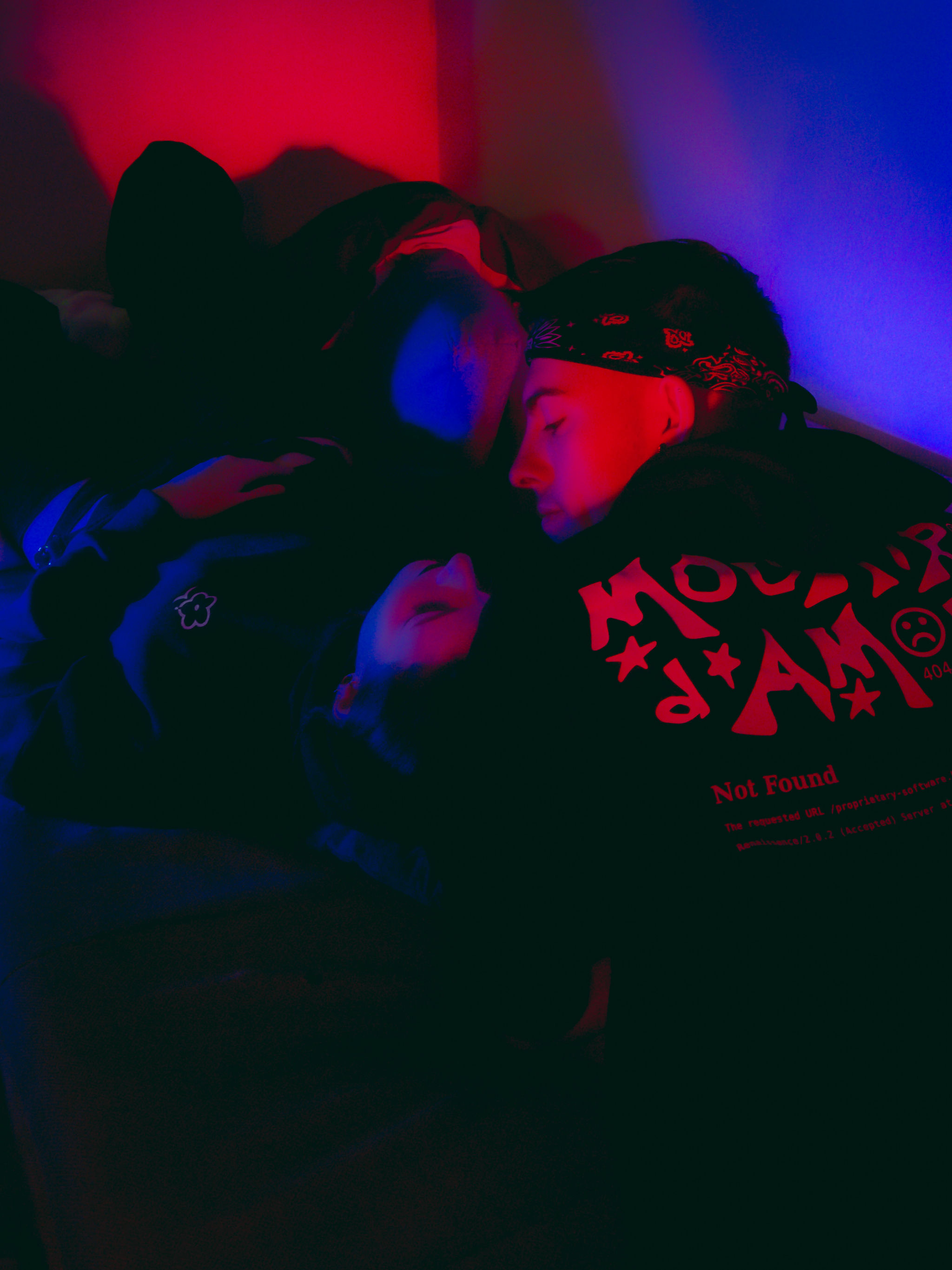 Sweat noir - Error 404 blanc - image 3