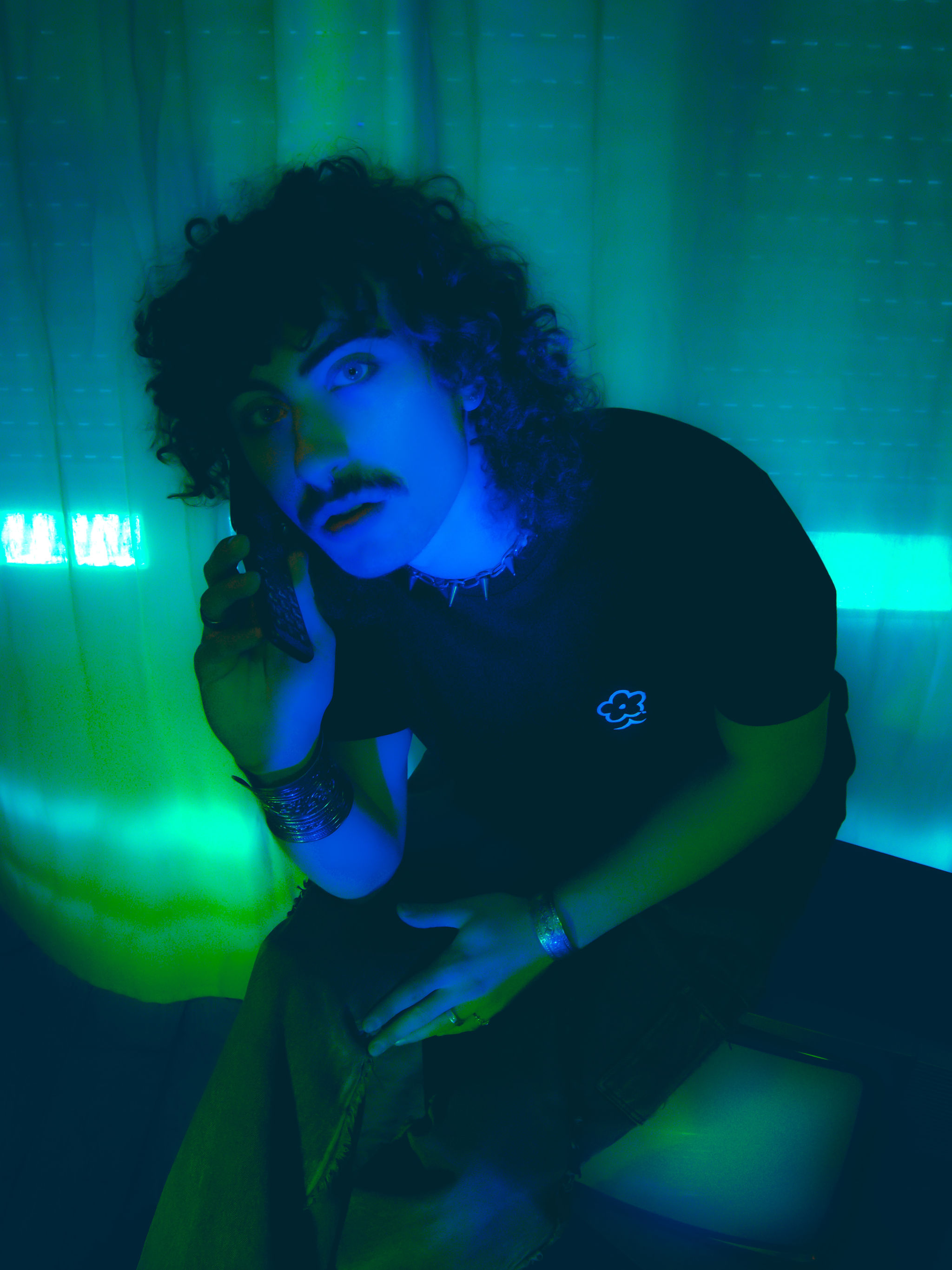 T-shirt noir - Code Error blanc - image 3